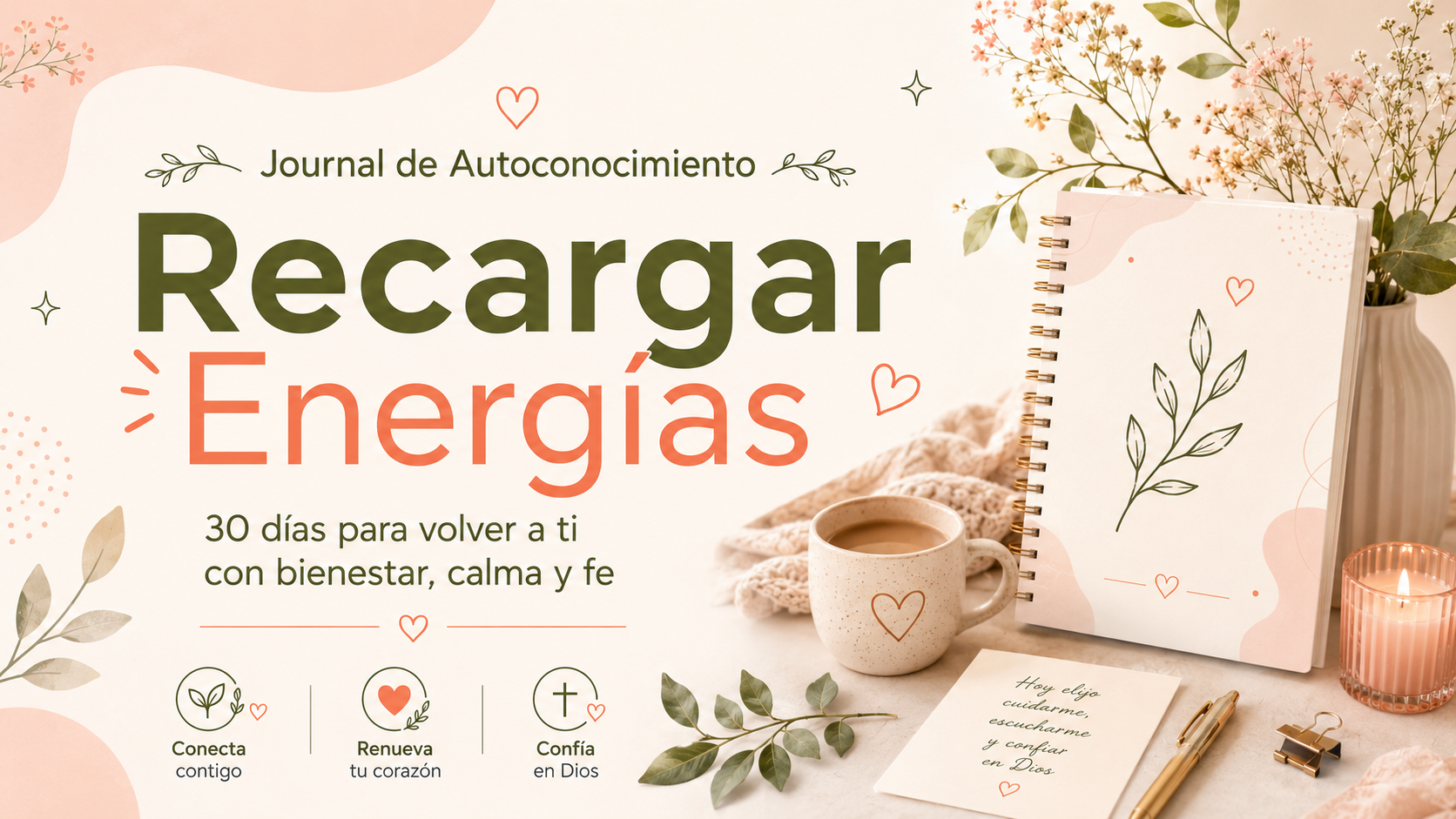 Portada del Journal Autoconocimiento Recargar Energías